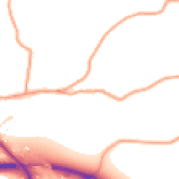 Daytime road noise heatmap for SK23 0QW