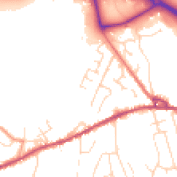 Daytime road noise heatmap for SK23 0RP