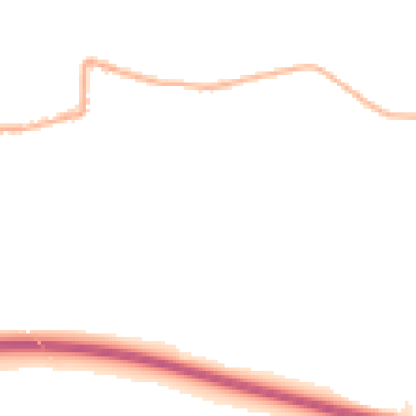 Night-time road noise heatmap for SK23 6DH