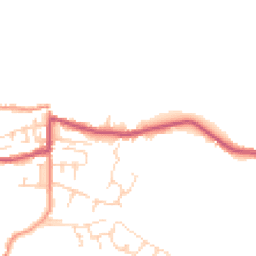 Daytime road noise heatmap for SK23 6DW