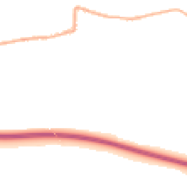Night-time road noise heatmap for SK23 6FG