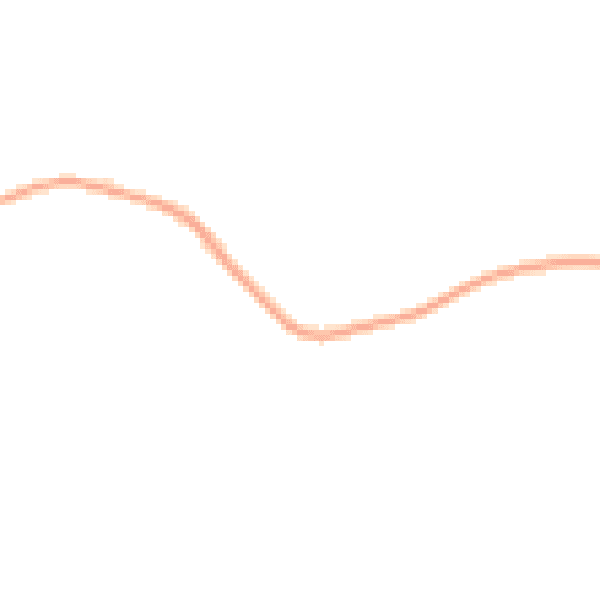 Night-time road noise heatmap for SK23 7EN