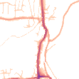 Daytime road noise heatmap for SK23 7HH