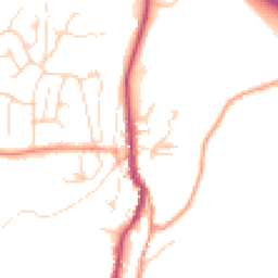 Daytime road noise heatmap for SK23 7LT