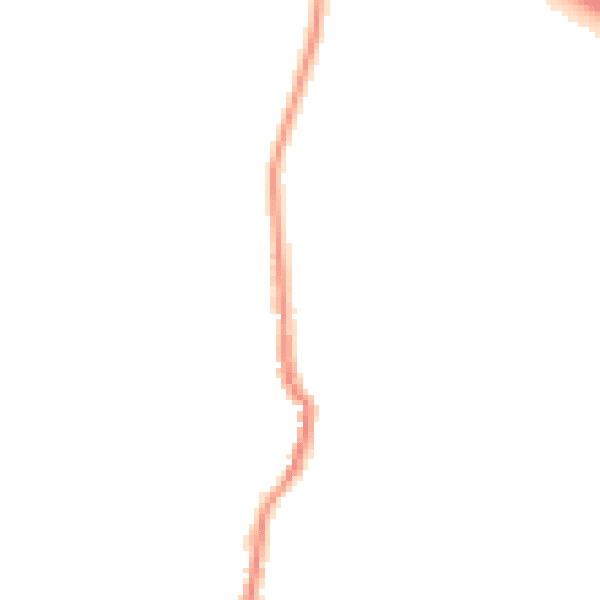 Night-time road noise heatmap for SK23 7LT