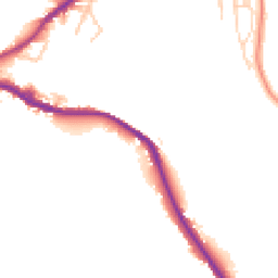 Daytime road noise heatmap for SK23 7PY