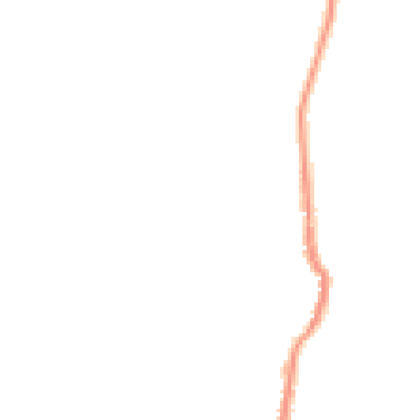 Night-time road noise heatmap for SK23 7RZ
