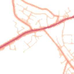 Daytime road noise heatmap for SK23 9TL