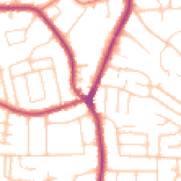 Daytime road noise heatmap for SK7 1AL