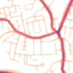Daytime road noise heatmap for SK7 1BG
