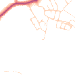 Daytime road noise heatmap for SK7 1BZ