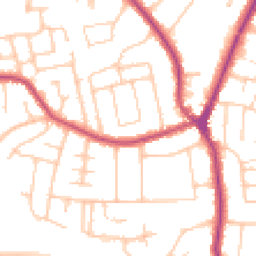 Daytime road noise heatmap for SK7 1DF