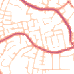 Daytime road noise heatmap for SK7 1EF