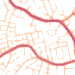 Daytime road noise heatmap for SK7 1EU