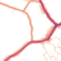 Daytime road noise heatmap for SK7 1PW