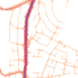 Daytime road noise heatmap for SK7 2JH