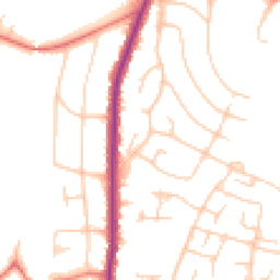Daytime road noise heatmap for SK7 2JY