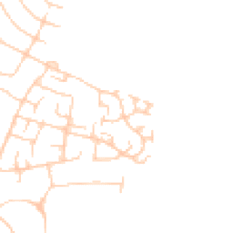 Daytime road noise heatmap for SK7 2LR