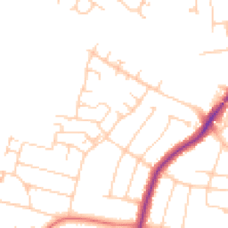 Daytime road noise heatmap for SK7 3HW