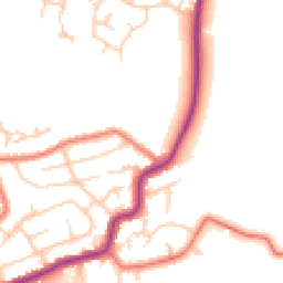 Daytime road noise heatmap for SK7 4NR