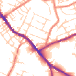 Daytime road noise heatmap for SK7 4QP