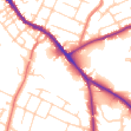 Daytime road noise heatmap for SK7 4RE