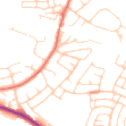 Daytime road noise heatmap for SK7 5JA