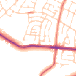 Daytime road noise heatmap for SK7 5LA
