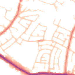 Daytime road noise heatmap for SK7 5PT