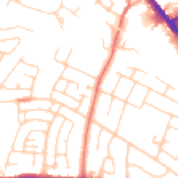 Daytime road noise heatmap for SK7 6HH