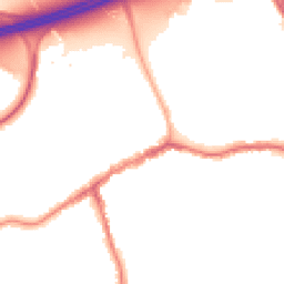 Night-time road noise heatmap for SK8 1AT