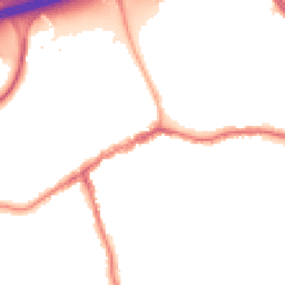 Night-time road noise heatmap for SK8 1AX