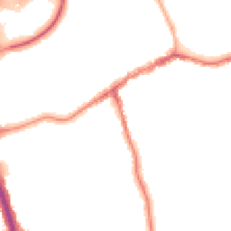 Night-time road noise heatmap for SK8 1BX