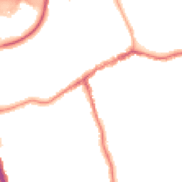 Night-time road noise heatmap for SK8 1DW