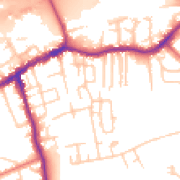 Daytime road noise heatmap for SK8 1ED