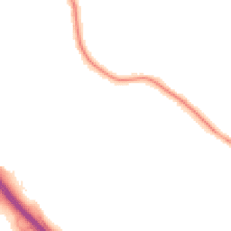 Night-time road noise heatmap for SK8 1JY