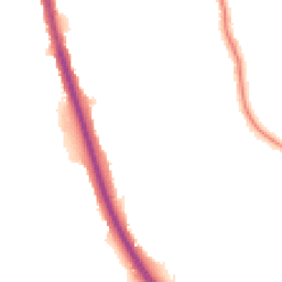 Night-time road noise heatmap for SK8 1LN