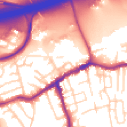 Daytime road noise heatmap for SK8 1PF