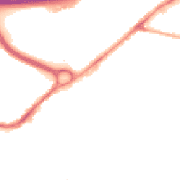 Night-time road noise heatmap for SK8 2GQ