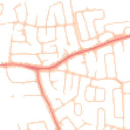 Daytime road noise heatmap for SK8 3JA