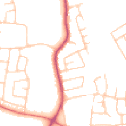 Daytime road noise heatmap for SK8 3UF