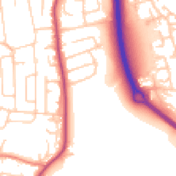 Daytime road noise heatmap for SK8 3XD