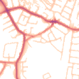 Daytime road noise heatmap for SK8 4ND