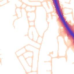 Daytime road noise heatmap for SK8 4RX