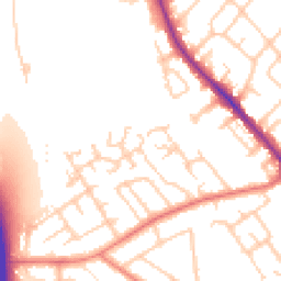 Daytime road noise heatmap for SK8 6DR