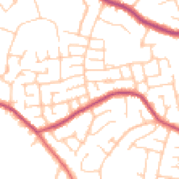 Daytime road noise heatmap for SK8 7PR