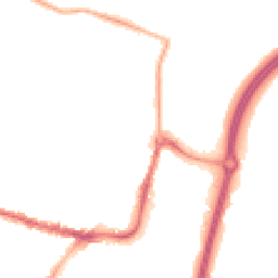Night-time road noise heatmap for SK9 1AU
