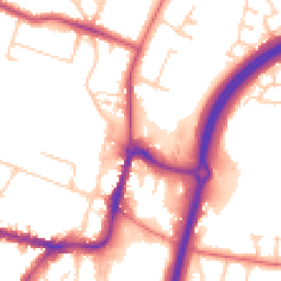 Daytime road noise heatmap for SK9 1BJ
