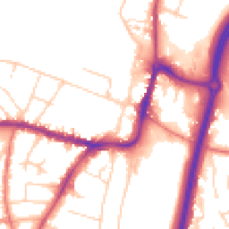 Daytime road noise heatmap for SK9 1DR