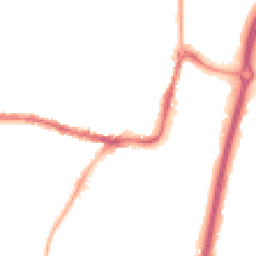 Night-time road noise heatmap for SK9 1HB